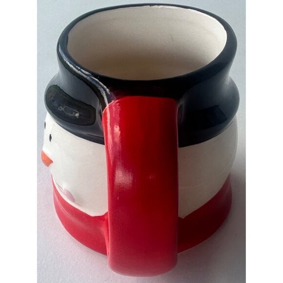 Greenbrier International Christmas Holiday Snowman Ceramic Coffee Tea Mug 12 oz. - Picture 2 of 11